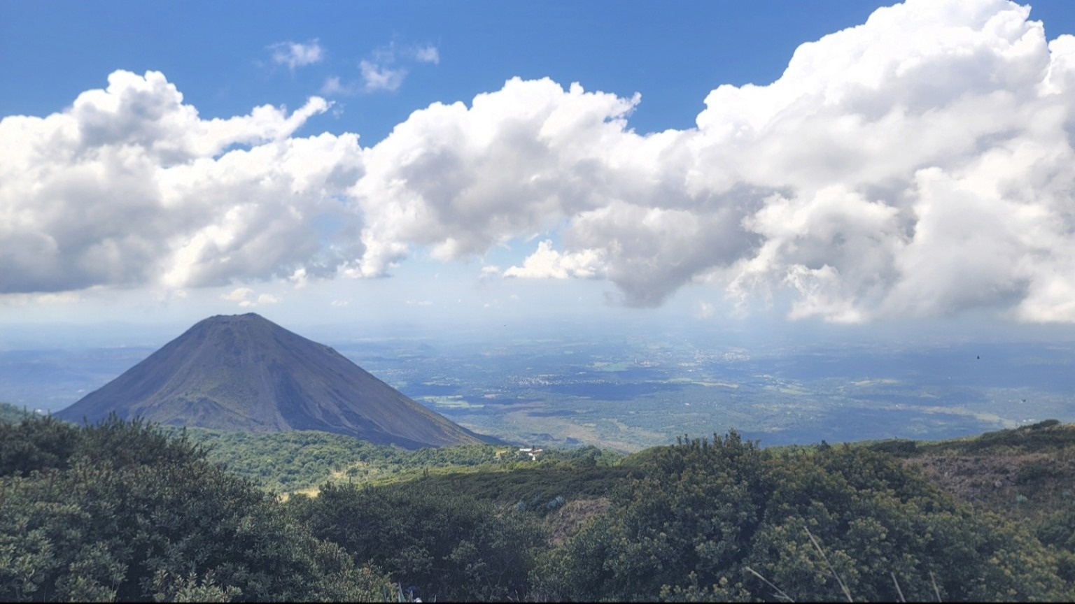 Volcanic landscape in El Salvador